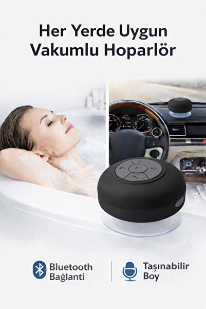 Arfseb Taşınabilir Vantuzlu bluetooth hoparlör