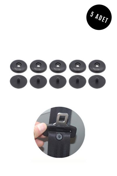 MEFAUTO Tüm Araçlar İçin Emniyet Kemeri Kayma Önleyici Klipsi Toka Stoperi Dü...