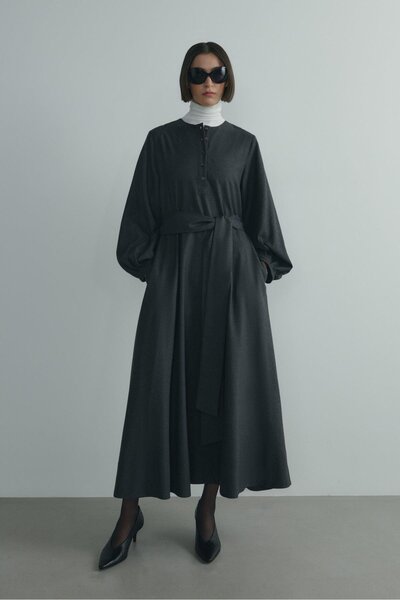 Suud Collection Smoked Kaia Buttoned Maxi Dress
