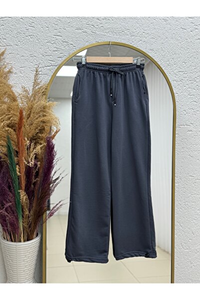 BENAHOLL Finelle Paça Sıkmalı 2 İp Eşofman-Ci9977 Antrasit