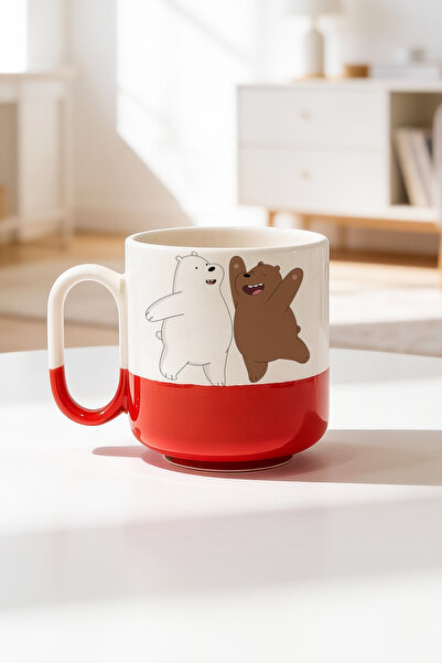 BB TRADE Ceramic Printed Pro Mug with Teddy Bears Design 330ml