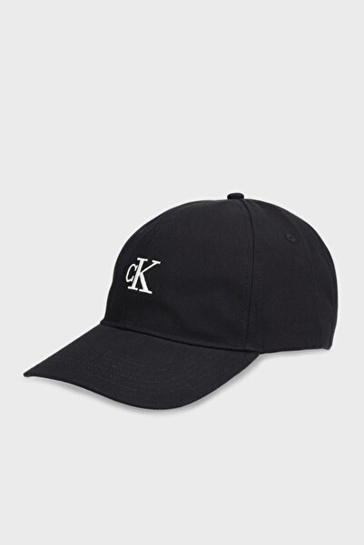 Calvin Klein قبعة بشعار من القطن LV04G5002GUB1 قبعة رجالية LV04G5002G UB1