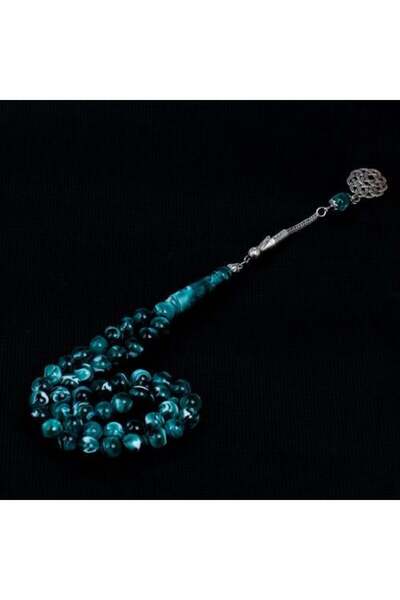 Shaka Khatam Crimson Bakelite Prayer Beads with 45 Beads - Shka Khatem