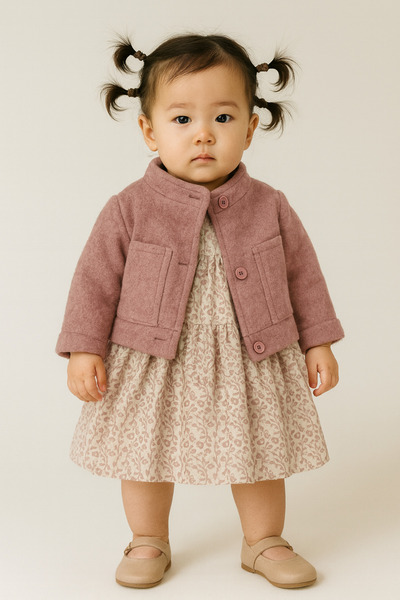 Gocoland Σετ φλοράλ φόρεμα με μπουφάν Mila