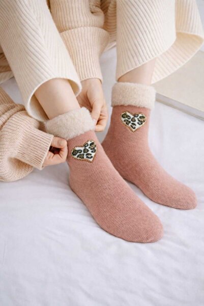 gigigiyim Plush Fur Ankle Women's Socks