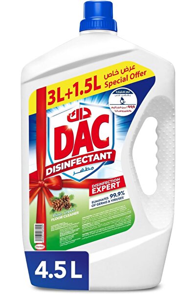 DAC Duck Floor Cleaner and Disinfectant - Pine Scent, 4.5 Liters