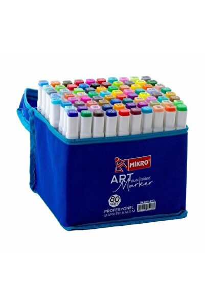 Mikro Dual Tip Highlighter Art Marker 80 Colors