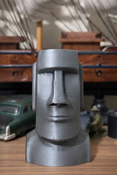 PrintaBox Moai Büst Heykel | Paskalya Adası Esintili Dekoratif Biblo |Modern ...