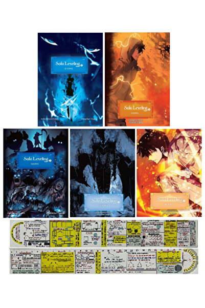 Komik Şeyler Solo Leveling Varyant Kapaklar Kuşe Kağıt 1-2-3-4-5. Ciltler Çiz...