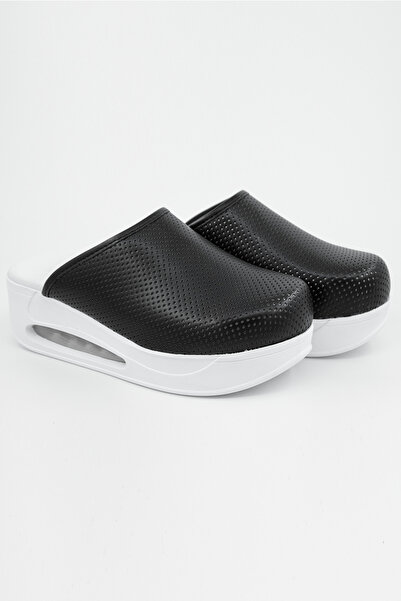 scrubso شبشب سابو نسائي من Air Max باللون الأسود لتقويم العظام