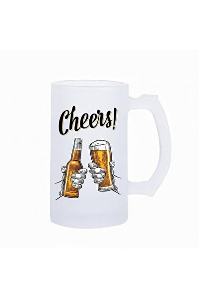 sartre art كأس زجاجي مصمم خصيصًا للمشروبات الغازية والبيرة من تشيرز