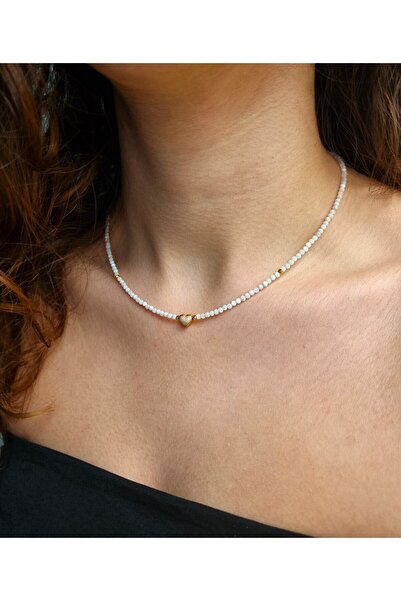 NEMOR STUDIO Moonstone Natural Stone Necklace |   Heart Sparkle