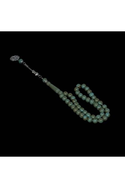 Shaka Khatam Emerald Green Bakelite Prayer Beads