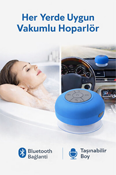 Arfseb Taşınabilir Vantuzlu bluetooth hoparlör