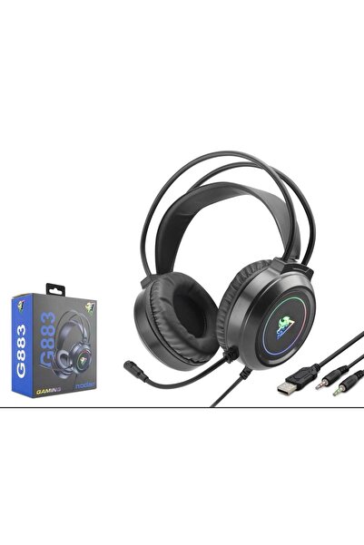 fortrek G883 Gaming Oyumcu Kulaklığı 2*3.5Mm + Usb Siyah