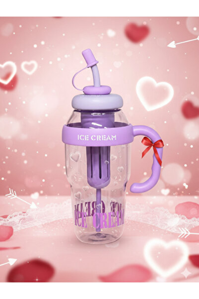 Dörtel Tedarik Valentine's Day Gift Bıgmug Ice Cream Tritan Detox Water Bottl...