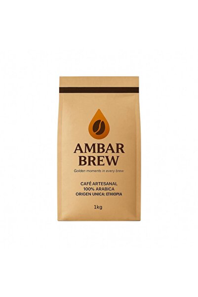 AmbarBrew AmbarBrew Specialty Coffee Beans, 100% Arabica, Ethiopia Premium Or...