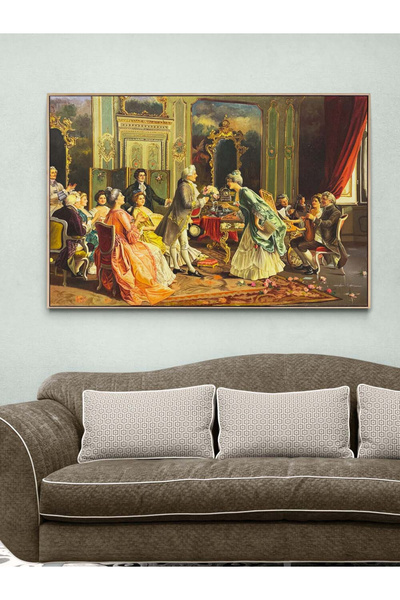 Simurg Sanatevi Zarafetin Selamı Yağlı Boya Tablosu