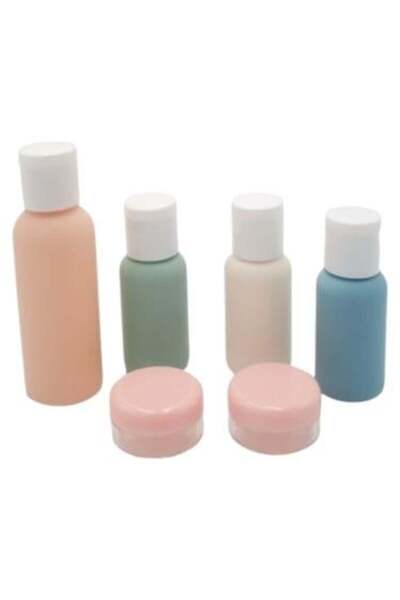 SASHA مجموعة حاويات فارغة للسفر والرحلات - 6 قطع