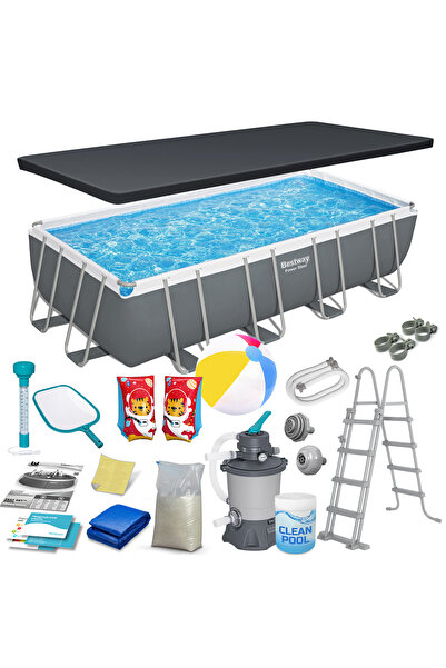 Other Basen ogrodowy stelażowy 549x274x122cm 17w1 Bestway 56466N