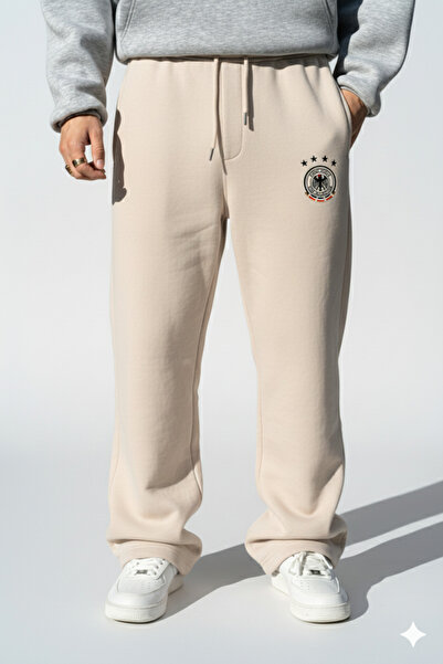 NİCE German Football 3 Thread Thick Winter Baggy Sweatpants |   Oversized Rel...