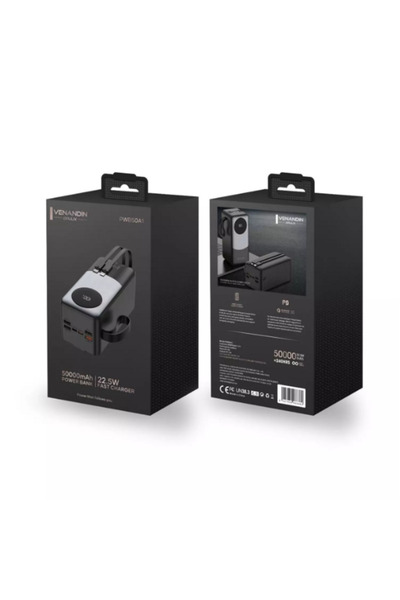 VENANDİNN Venandin Opulix PWB50A1 50.000 Mah Led Göstergeli 22.5w Hızlı Kendi...