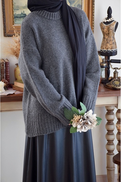 EMİNOS BUTİK Oversize Knitwear Sweater