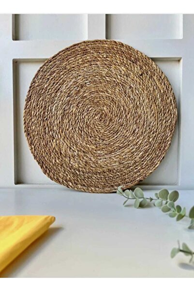 Home Supla Wicker Jute Supla Set of 6 American Service Wicker Supla 35 cm