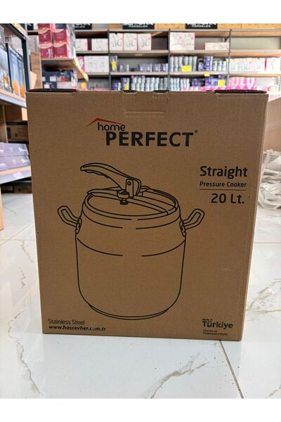 Home Perfect 20 Litre Paslanmaz Çelik Sanayi Tipi Düdüklü Tencere - İndüksiyo...
