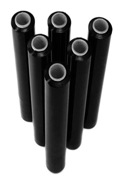 FİLPAK STREÇ FİLM - SİYAH - 50X200 CM - 6LI