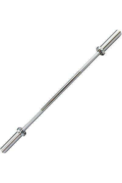 FGVDJ قضيب رفع أثقال أولمبي 10 كجم، مصنوع من الفولاذ المطلي بالكروم، بمقبض مح...