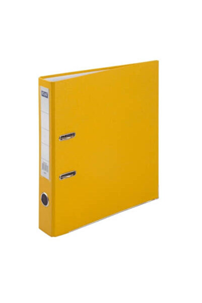 KRAF Office Folder, Narrow, A4 Size, 2-Ring, Yellow