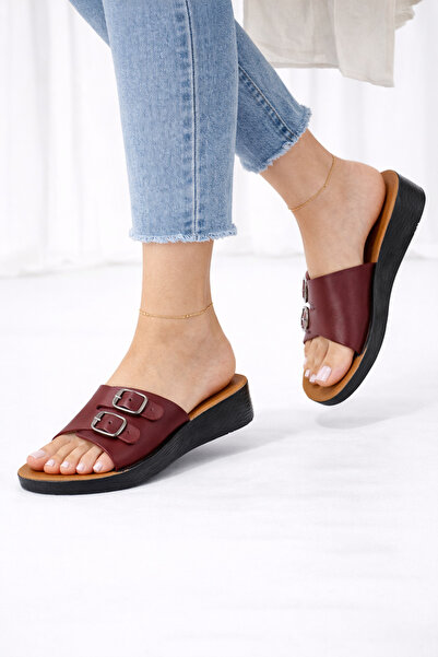 Wordex Polex 5054-C Daily Double Buckle Women's Lightweight Slippers