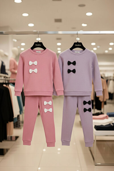 minikiss 2 bucăți 2 piese Set din două piese pentru fetiță, din bumbac, cu de...