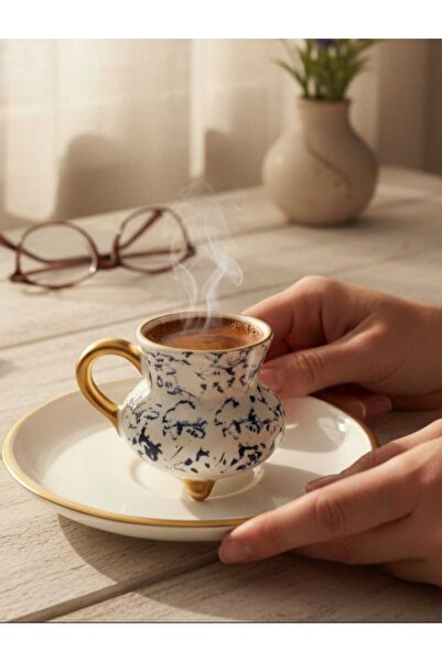 ariana sytle طقم فناجين قهوة تركية أيديلي للشخصين