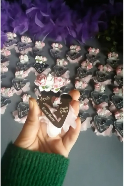 PAŞAOĞLU PLEKSİ 25 adet anne bebek pleksi hediyelik magnet erkek kız