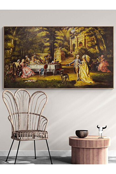 Simurg Sanatevi Saray Bahçesinde Yağlı Boya Tablosu