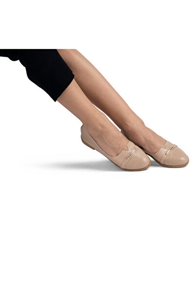 Sofia Store Balerini din piele ecologica perforati Julia