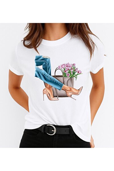 OEM Tricou de damă din bumbac 100%