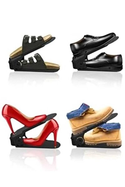 widea 24 Adet Ayarlanabilir Ayakkabı Rampası Dolap İçi Ayakkabı Düzenleyici O...