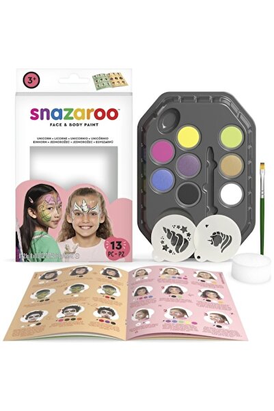 Snazaroo Face and Body Paint Set, Unicorn Theme, Multicolor