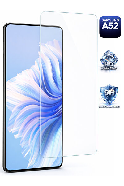 Tech&bello accessories واقي شاشة شفاف متوافق مع سامسونج A52، سمك 0.26 ملم، زج...