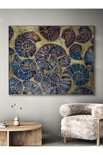 Simurg Sanatevi Denizin Hatıraları Yağlı Boya Tablosu