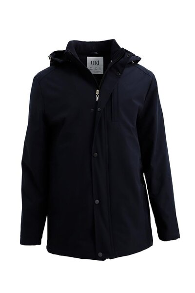 Uki LACİVERT Kapişonlu Kışlık Mont