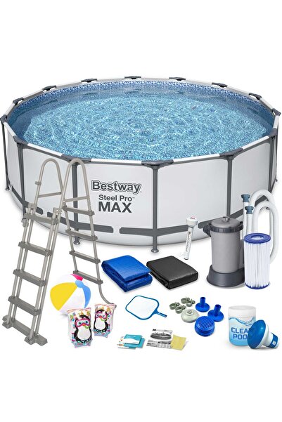 Other Basen ogrodowy stelażowy 488 x 122 cm 19w1 Bestway 5612Z