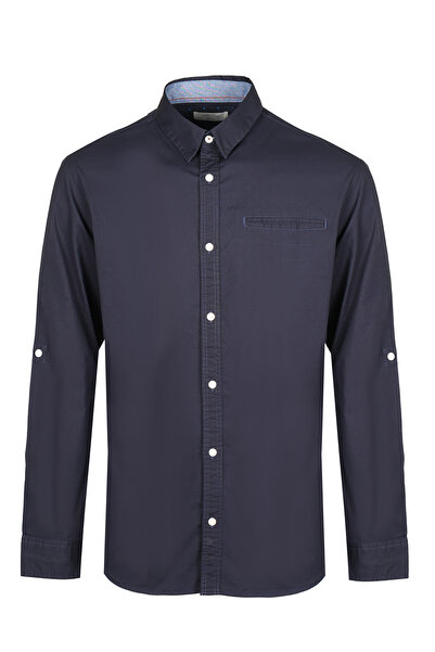 Jack & Jones Men's Shirt 12139428-Eclipse