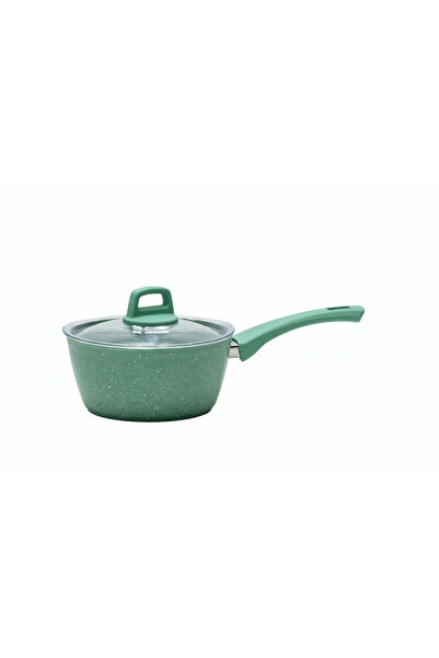 Kitchen Granite Pot with Lid – 2.5 Liter Capacity