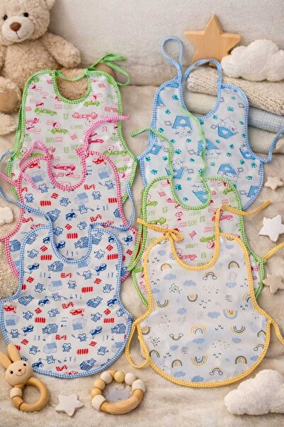 skycott 6-Piece Adjustable Soft Baby Bib