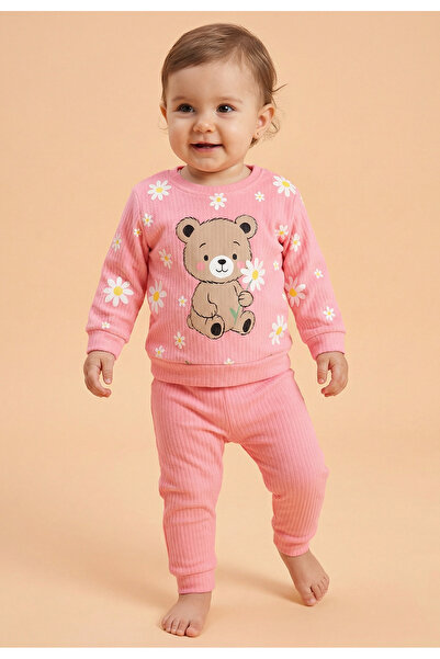 Tuabella طقم بناتي مكون من قطعتين مصنوع من القطن بنسبة 100%