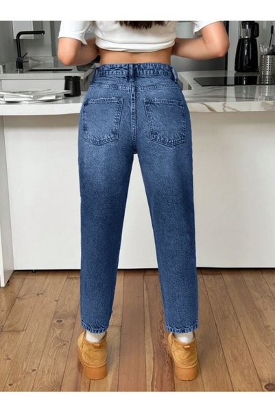 NOXTER JEANS Pantaloni din denim pentru femei, cu tăieturi laser